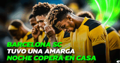 Barcelona SC tuvo una amarga noche copera en casa