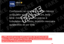 El supuesto ‘post’ de la FIFA anunciando la repetición del partido entre México y Ecuador es falso