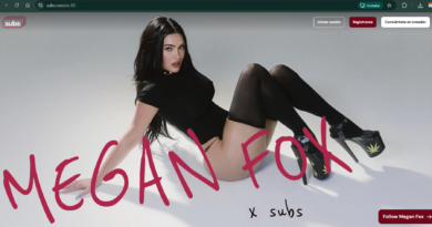 Lanza Megan Fox su propia plataforma de contenido exclusivo